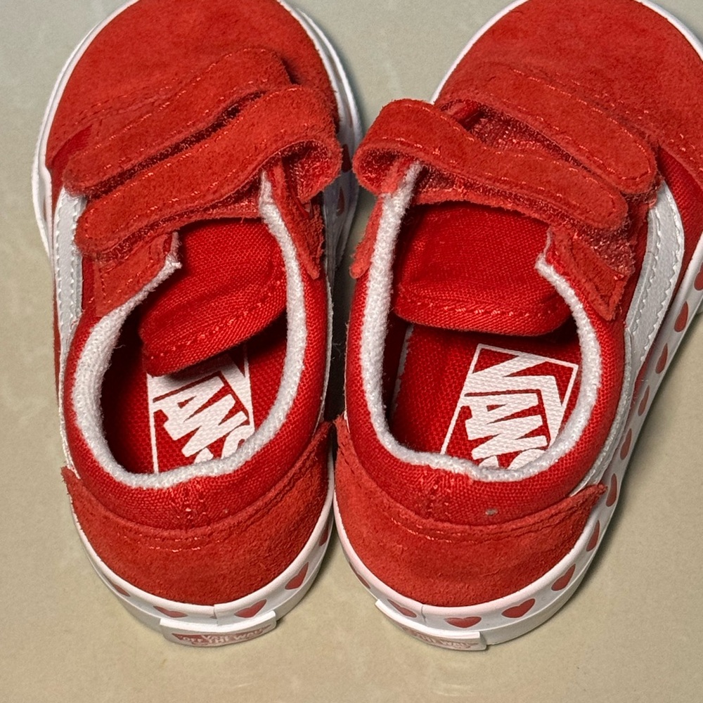 Vans Toddlers Red Sneakers